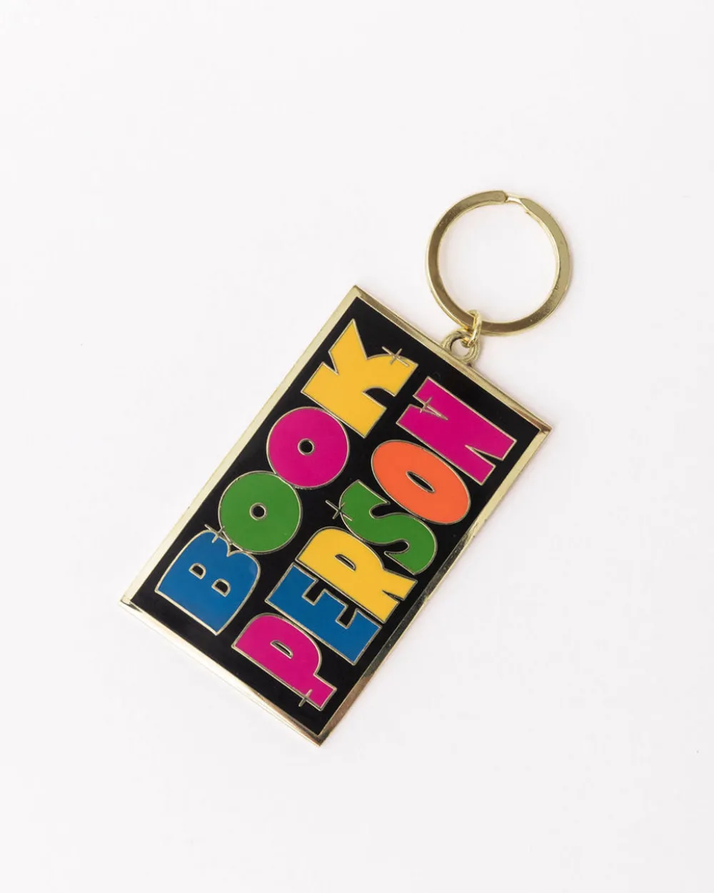 ban.do Enamel Keychain - Book Person^ Travel Accessories