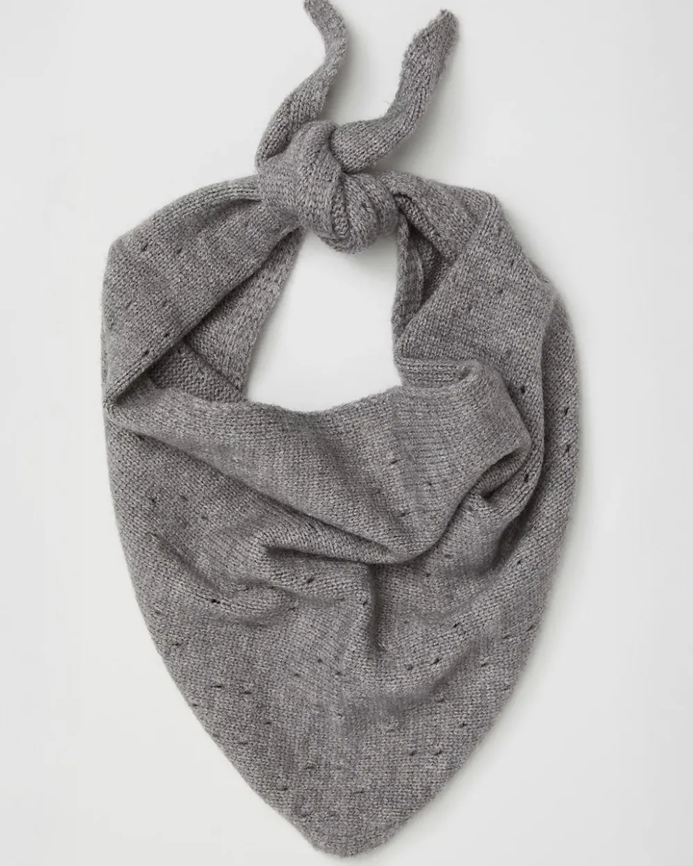 Free People Essential Triangle Scarf - Grey^ Scarves + Gloves