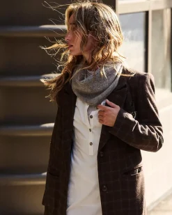 Free People Essential Triangle Scarf - Grey^ Scarves + Gloves
