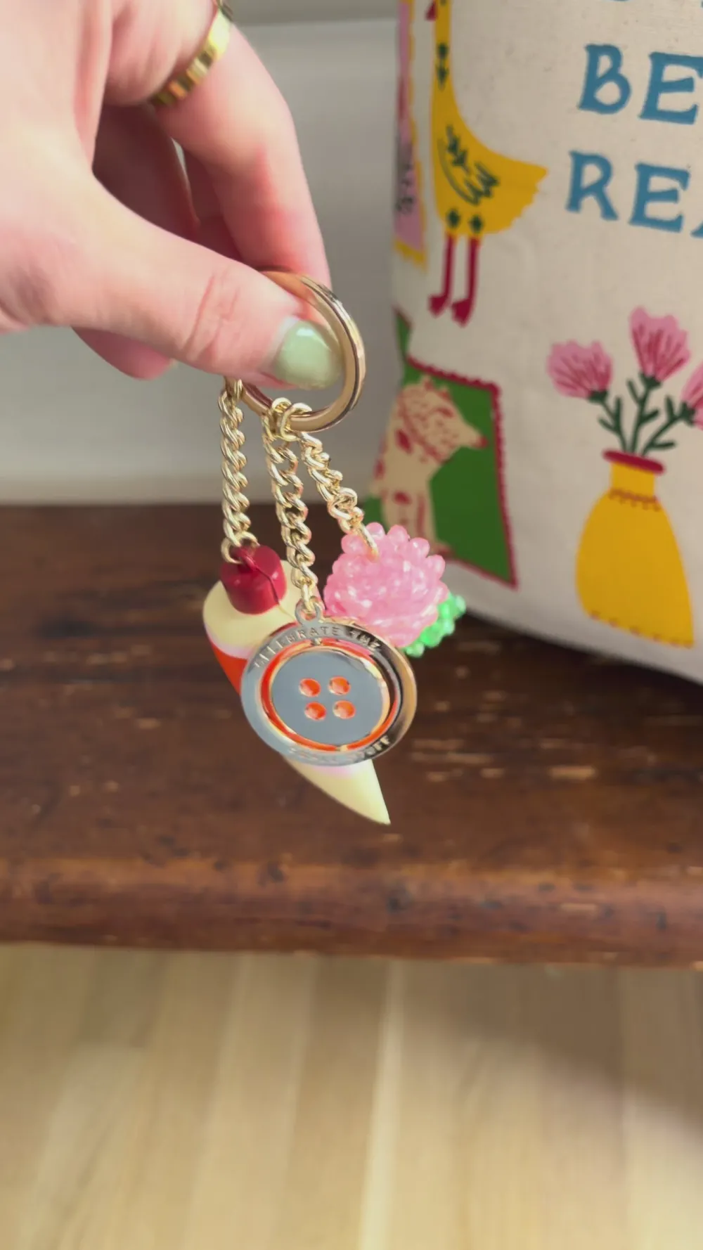 ban.do Fidget Keychain - Celebrate the Small Stuff^ Travel Accessories