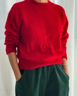 Le Bon Shoppe Finn Mohair Sweater - Red^ Sweaters