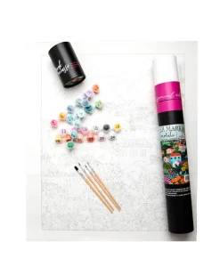 Pink Picasso Kits Flower Market Paint By Numbers - Honolulu^ Games + Activities