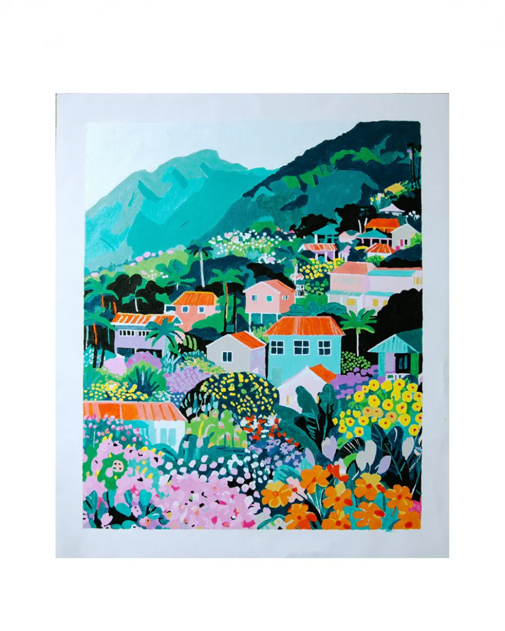 Pink Picasso Kits Flower Market Paint By Numbers - Honolulu^ Games + Activities