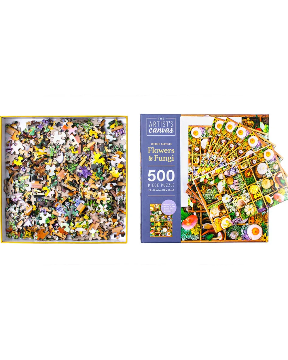 Insight Editions Flowers And Fungi - 500 Piece Puzzle^ Games + Activities