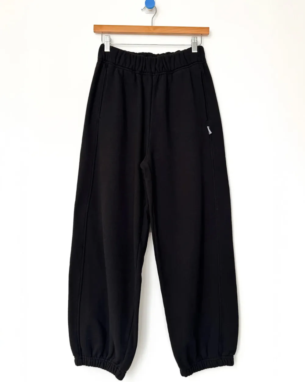 Le Bon Shoppe French Terry Balloon Pants - Black^ Bottoms