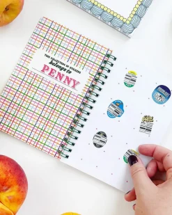 Pipsticks Fruit Sticker Journal Book^ Stickers + Tape