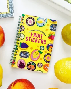 Pipsticks Fruit Sticker Journal Book^ Stickers + Tape