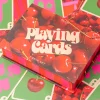 ban.do Game Night! Double Deck Playing Cards - Cherry Stripe^ Games + Activities