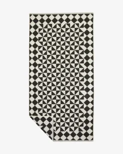 Slowtide Gatsby Bath Towel - Black^ Home + Décor