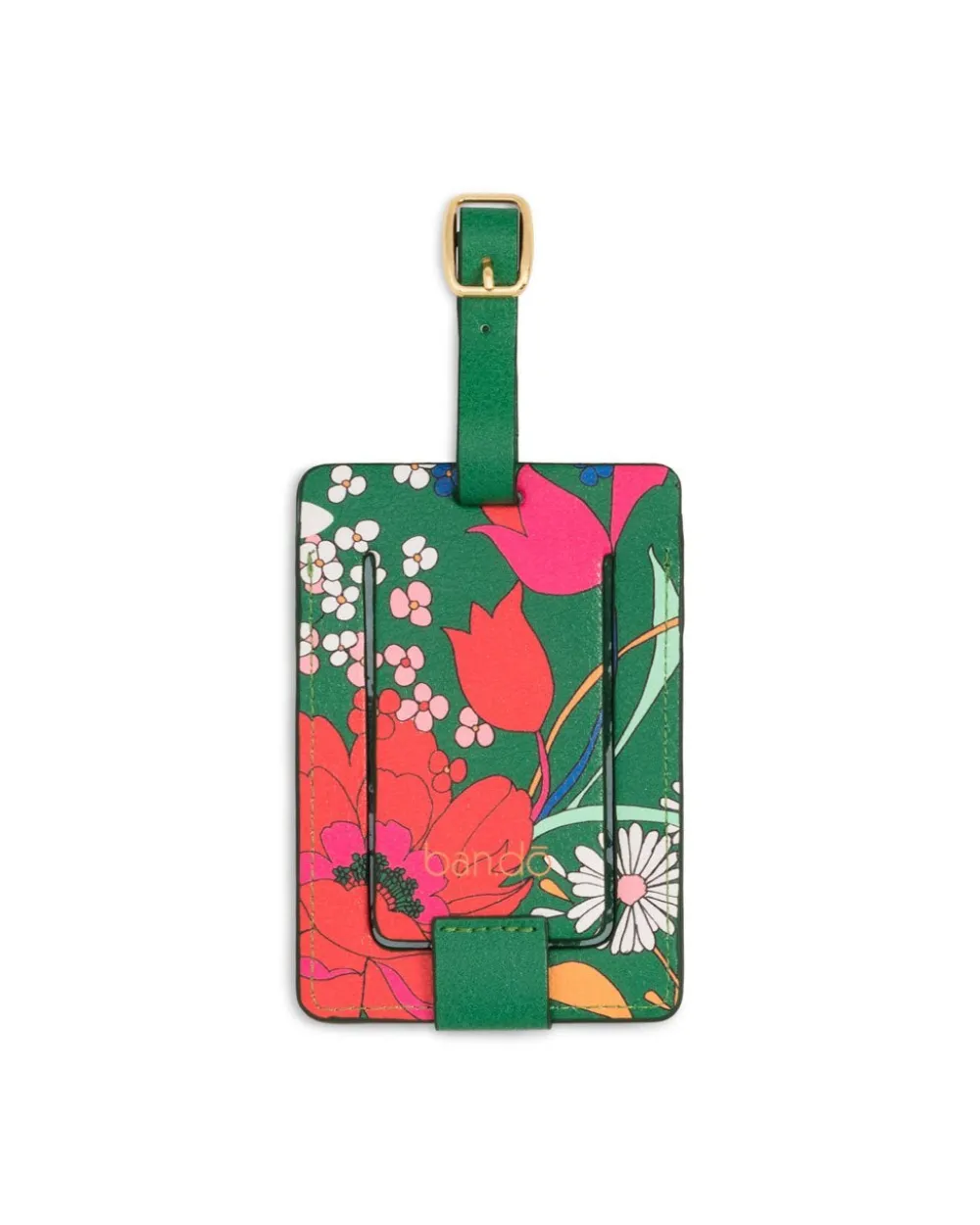 ban.do Getaway Luggage Tag - Emerald Super Bloom^ Travel Accessories