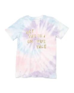 ban.do Get the Sun on Your Face Tie-Dye Tee^ Tees + Sweatshirts
