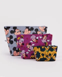 Baggu Go Pouch Set - Mickey, Minnie & Pluto^ Travel Accessories