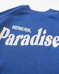 ban.do x Best Regards Greetings From Paradise Sweatshirt - Blue^ Tees + Sweatshirts