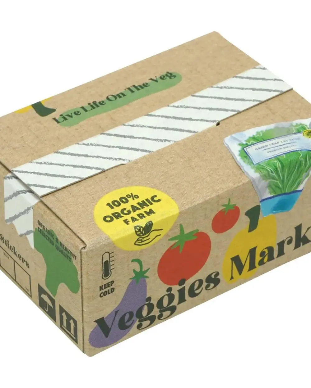 Greeting Life America Hako Stickers - Vegetables^ Stickers + Tape