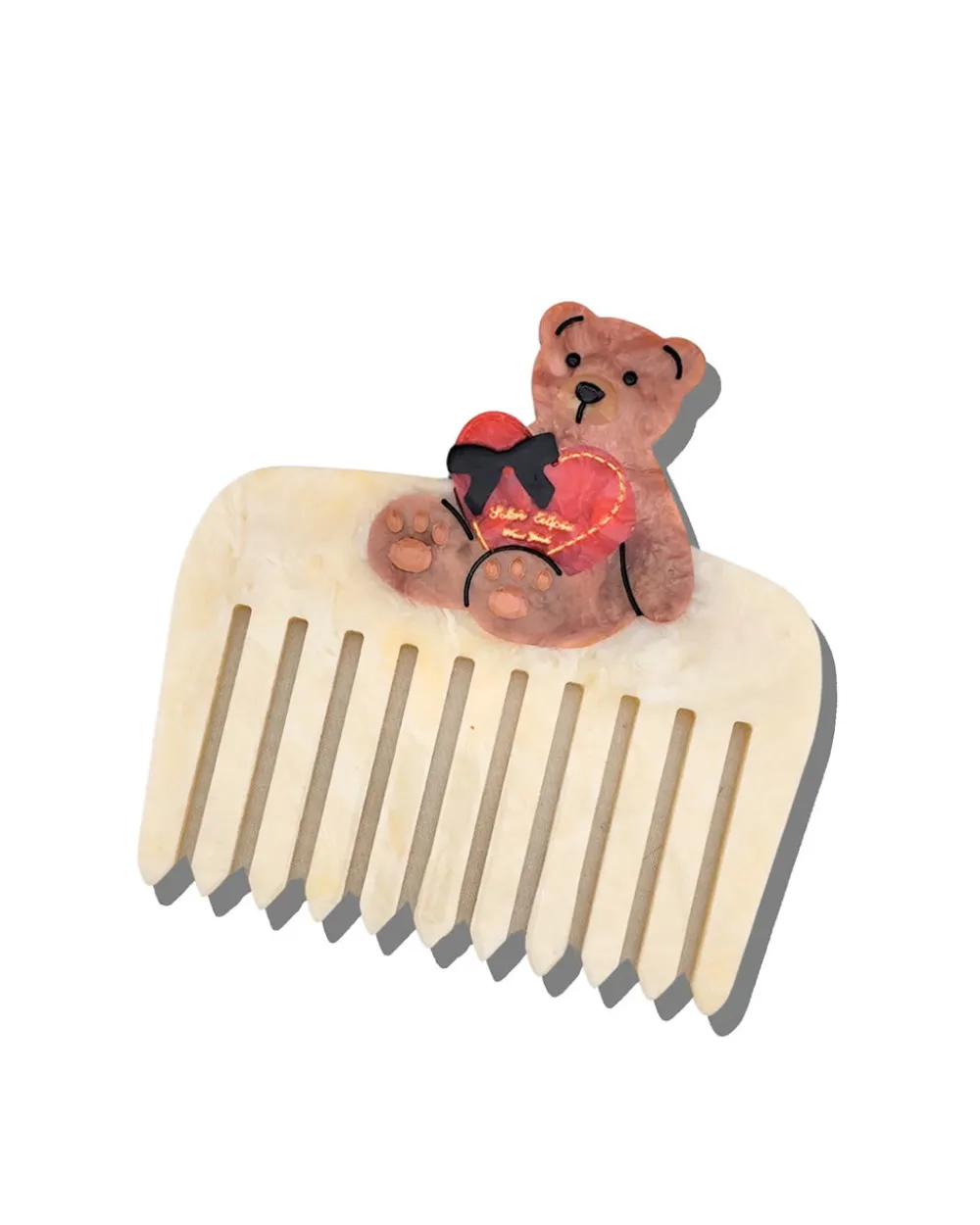Solar Eclipse Hand-Painted Love Teddy Pocket Comb^ Hats + Hair