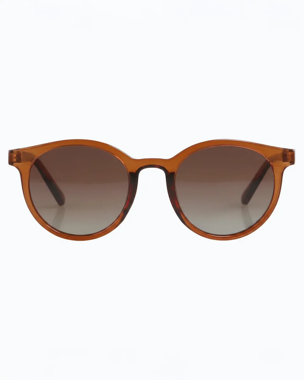 Jaxy Eyewear Havana Haze Polarized Round Sunglasses - Brown^ Sunglasses
