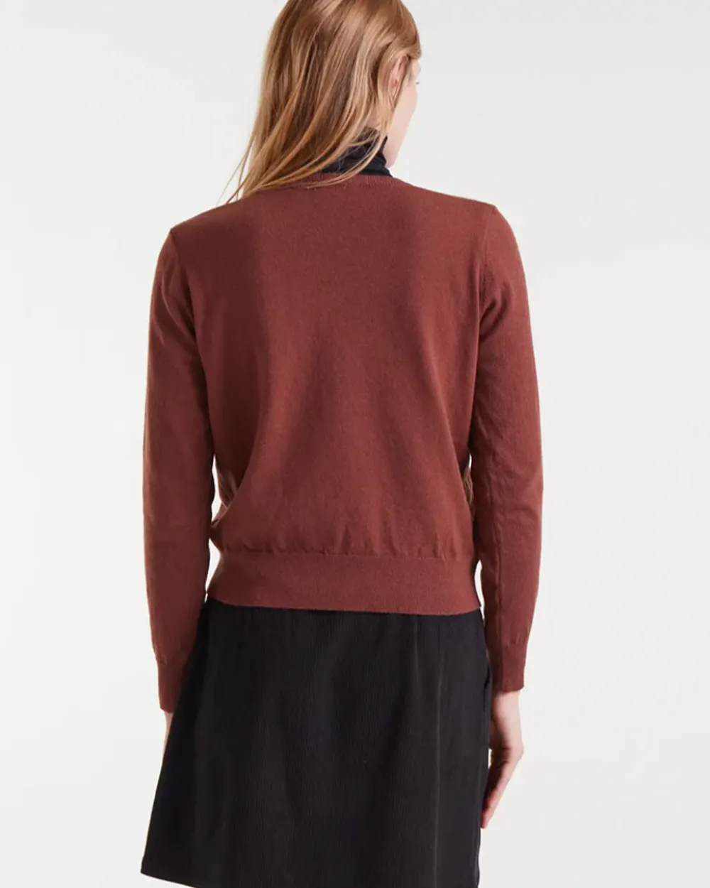 Compañía Fantástica Heart Sweater - Brown^ Sweaters