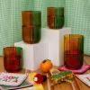 ban.do High Ball Glass Set - Colorblock^ Kitchen + Bar