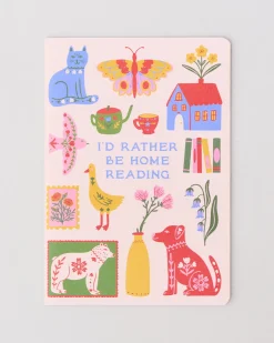 ban.do Hold That Thought Notebook Set - I'd Rather Be Home Reading^ Notebooks + Folders