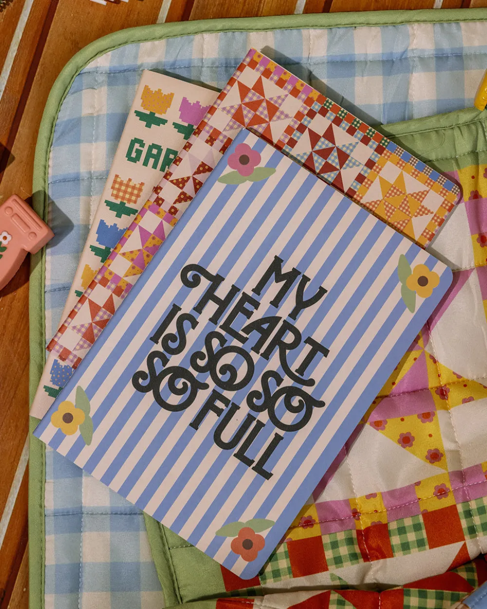 ban.do Hold That Thought Notebook Set - My Heart is so Full^ Notebooks + Folders