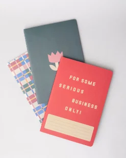 ban.do Hold That Thought Notebook Set - Serious Business Only^ Notebooks + Folders