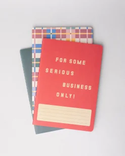ban.do Hold That Thought Notebook Set - Serious Business Only^ Notebooks + Folders