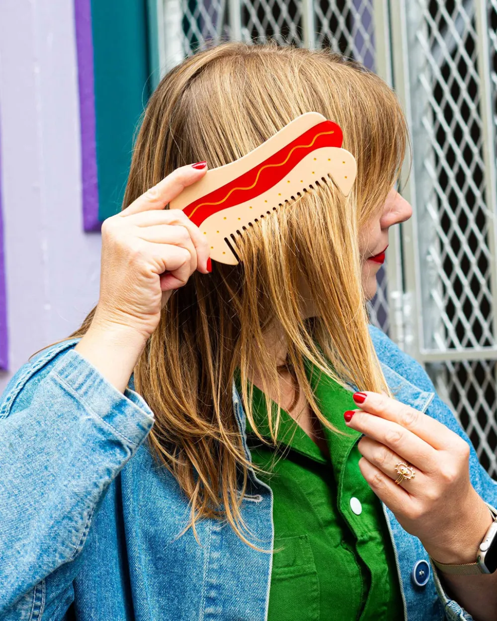 Jenny Lemons Hot Dog Comb^ Hats + Hair