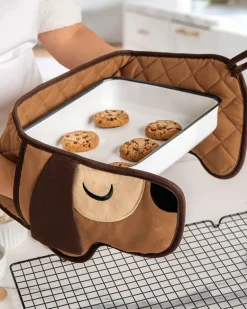 OTOTO Hot Dog Double Oven Mitts^ Kitchen + Bar