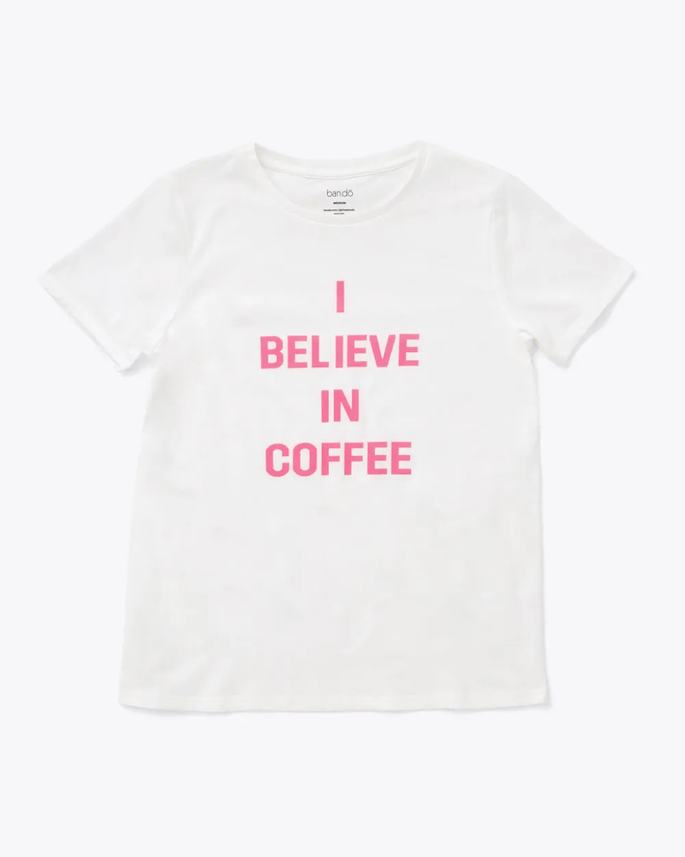 ban.do I Believe in Coffee Tee - Pink^ Tees + Sweatshirts