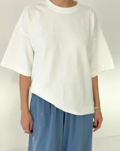 Le Bon Shoppe Jayden Tee - White Cotton^ Tees + Sweatshirts