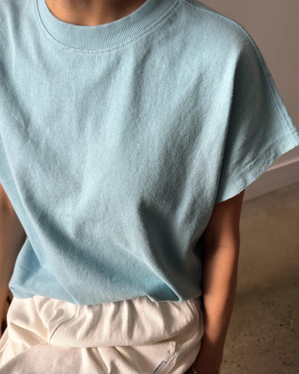 Le Bon Shoppe Jeanne Tee - Sky Blue^ Tees + Sweatshirts