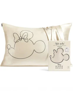 Kitsch x Mickey and Minnie Satin Pillowcase - Mrs. Mouse^ Home + Décor
