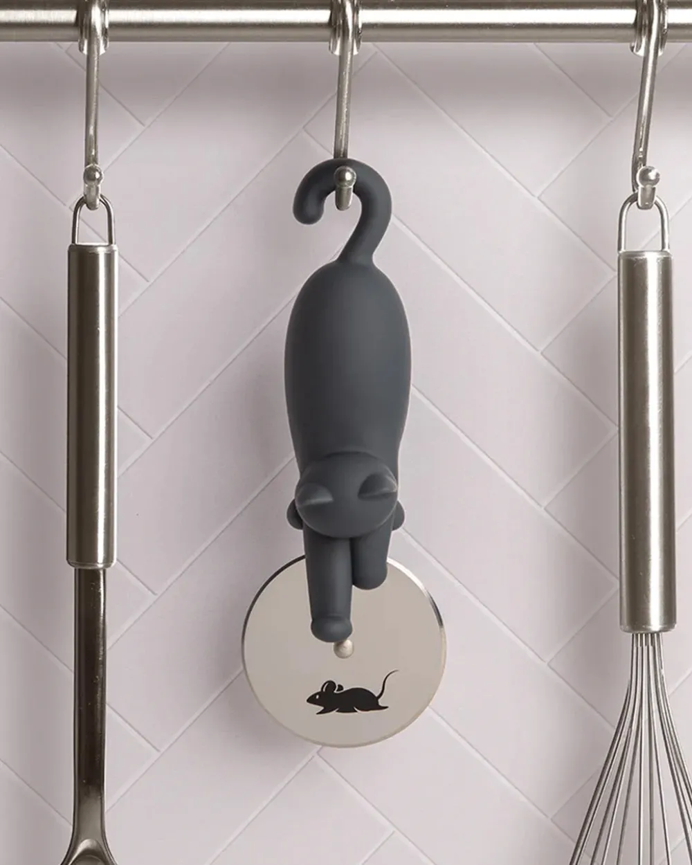 OTOTO Kitty Cut Pizza Cutter Wheel^ Kitchen + Bar
