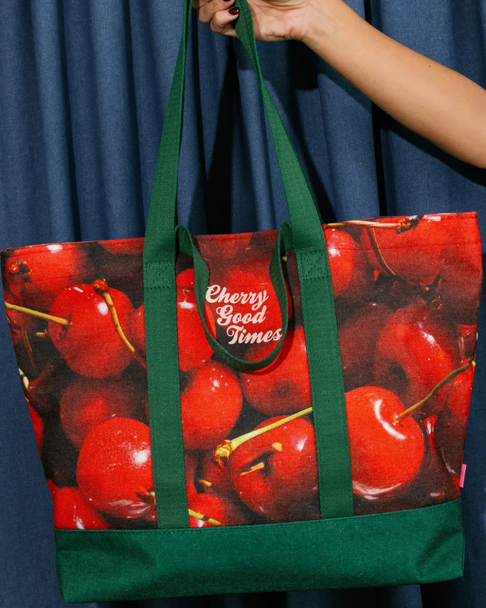 ban.do Large Canvas Tote Bag - Cherries^ Bags