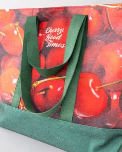 ban.do Large Canvas Tote Bag - Cherries^ Bags