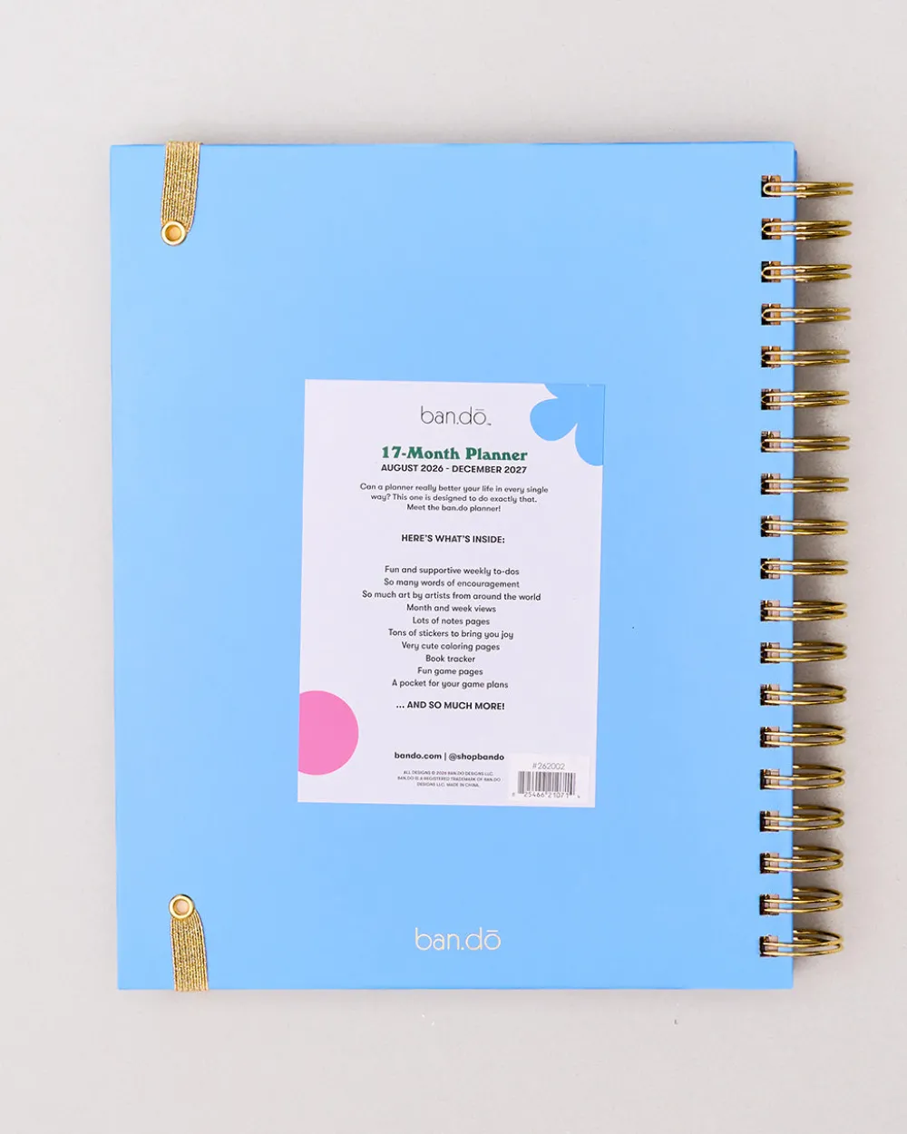 ban.do Large 17-Month Academic Planner - Good Things Ahead^ Planners + Calendars