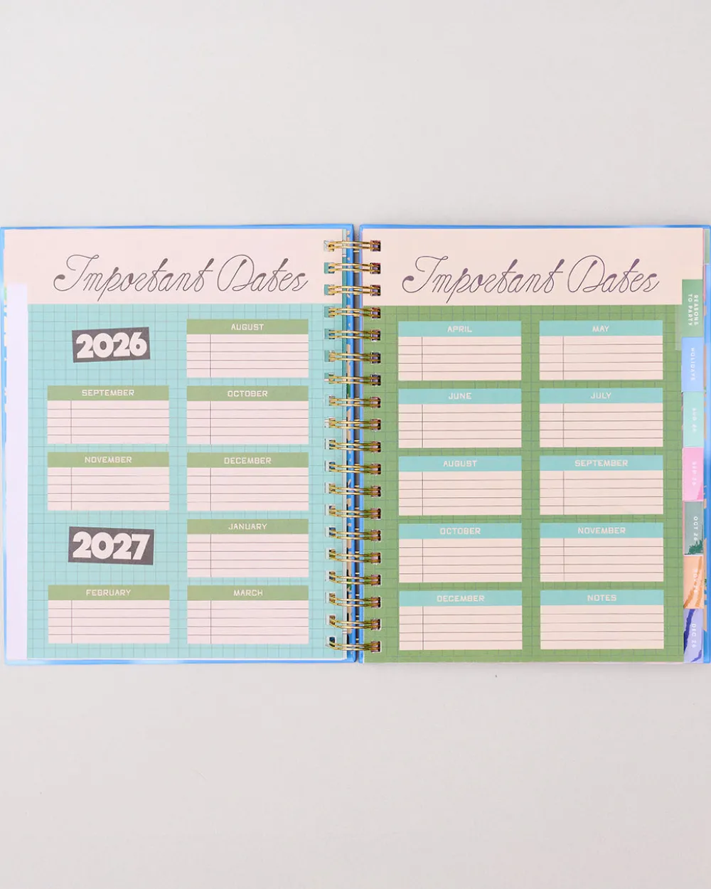ban.do Large 17-Month Academic Planner - Good Things Ahead^ Planners + Calendars