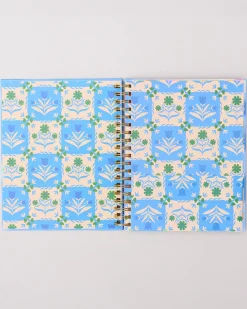 ban.do Large 17-Month Academic Planner - White Floral^ Planners + Calendars