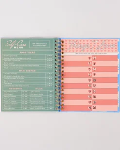 ban.do Large 17-Month Academic Planner - White Floral^ Planners + Calendars