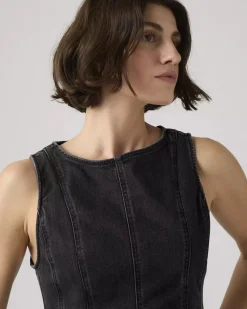 Levi's Leighton Peplum Top - NY Nights^ Tops