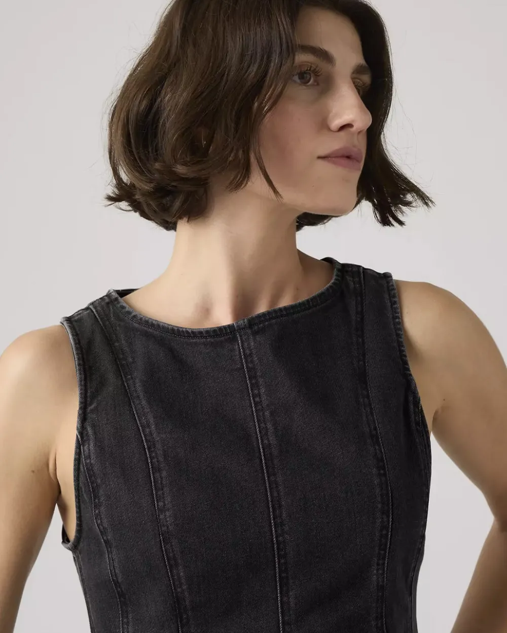 Levi's Leighton Peplum Top - NY Nights^ Tops