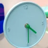 Helio Ferretti Co Light Blue Raw Round Clock^ Desk Accessories