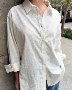 Le Bon Shoppe Light Weight Owen Shirt - White^ Tops