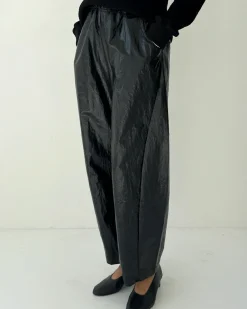 Le Bon Shoppe Liquid Nylon Arc Pants - Lacquer Black^ Bottoms