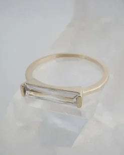 Honeycat Jewelry Lorena Baguette Ring - Gold^ Jewelry