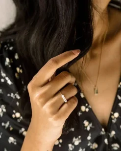 Honeycat Jewelry Lorena Baguette Ring - Gold^ Jewelry