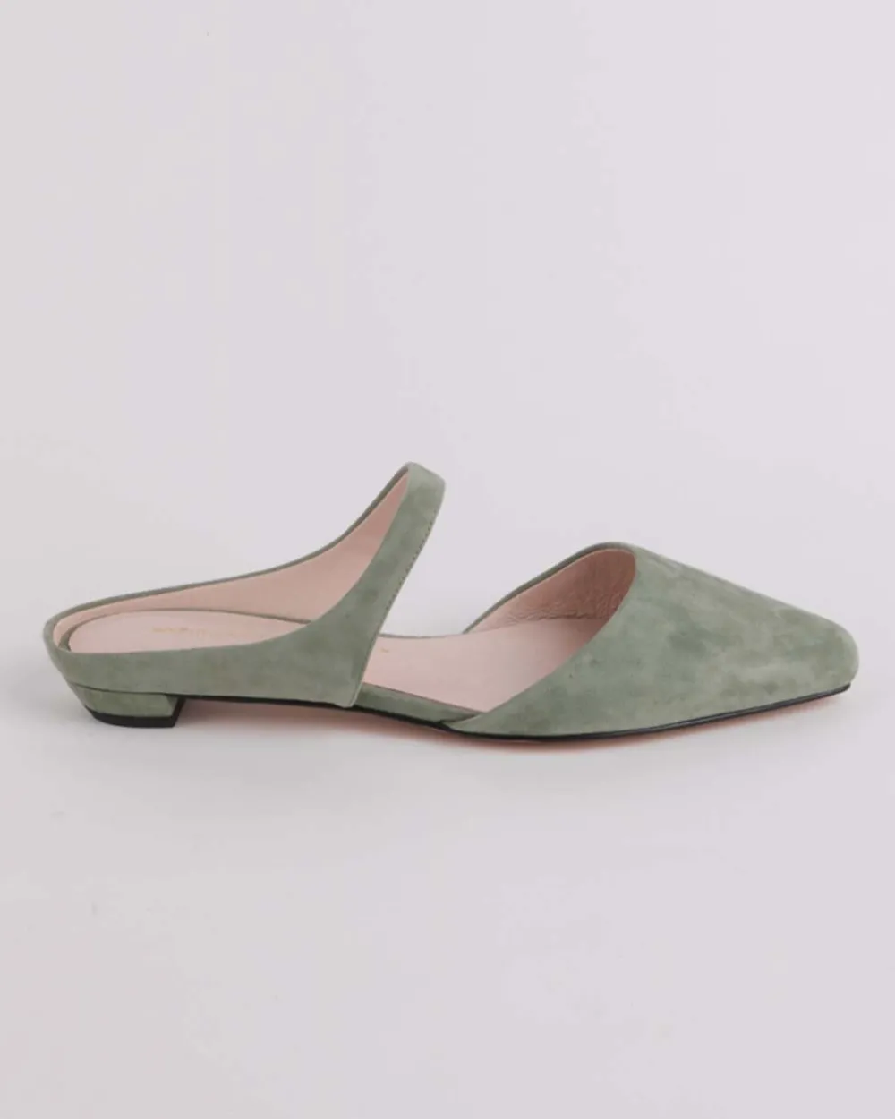 Intentionally Blank Lourdes Slide On Mule - Sage^ Shoes
