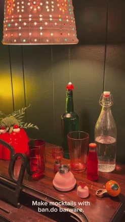 ban.do Low Ball Glass Set - Colorblock^ Kitchen + Bar