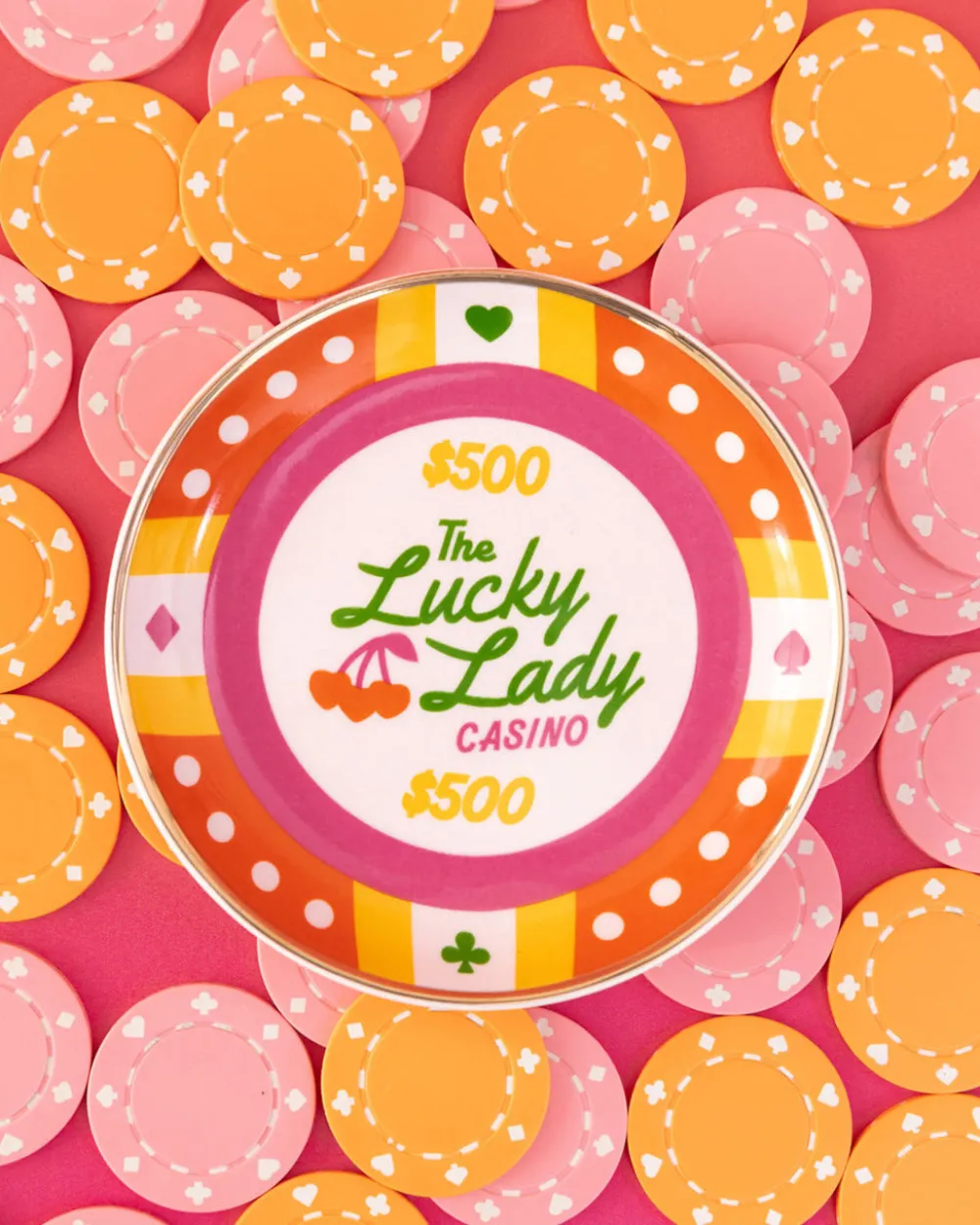 ban.do Lucky Lady Trinket Tray^ Desk Accessories