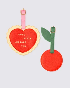 ban.do Luggage Tag Set - Heart and Cherry^ Travel Accessories
